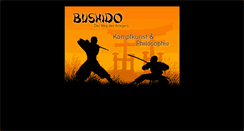 Desktop Screenshot of bushido.de