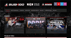 Desktop Screenshot of bushido.lt