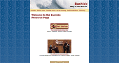 Desktop Screenshot of bushido.org