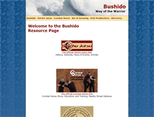 Tablet Screenshot of bushido.org